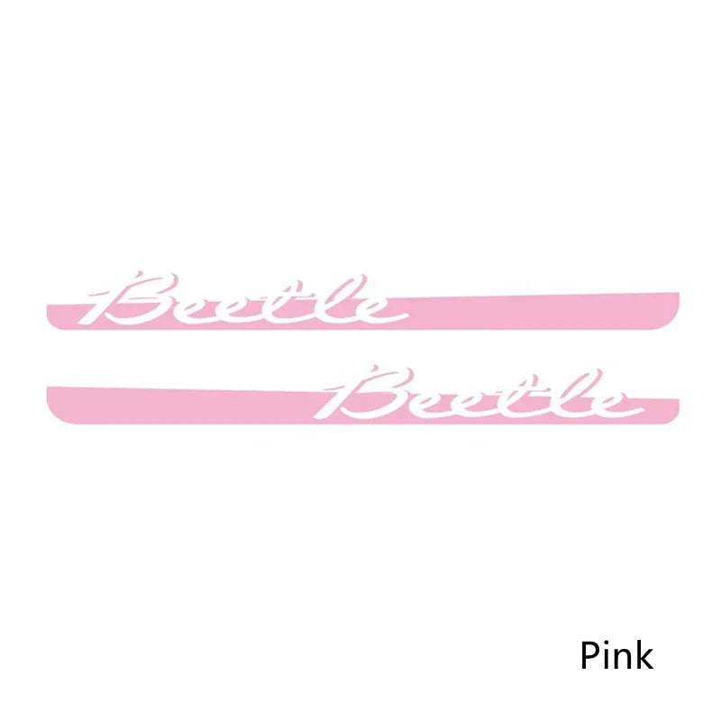 2PCS Car Door Side Skirt Sticker Beetle