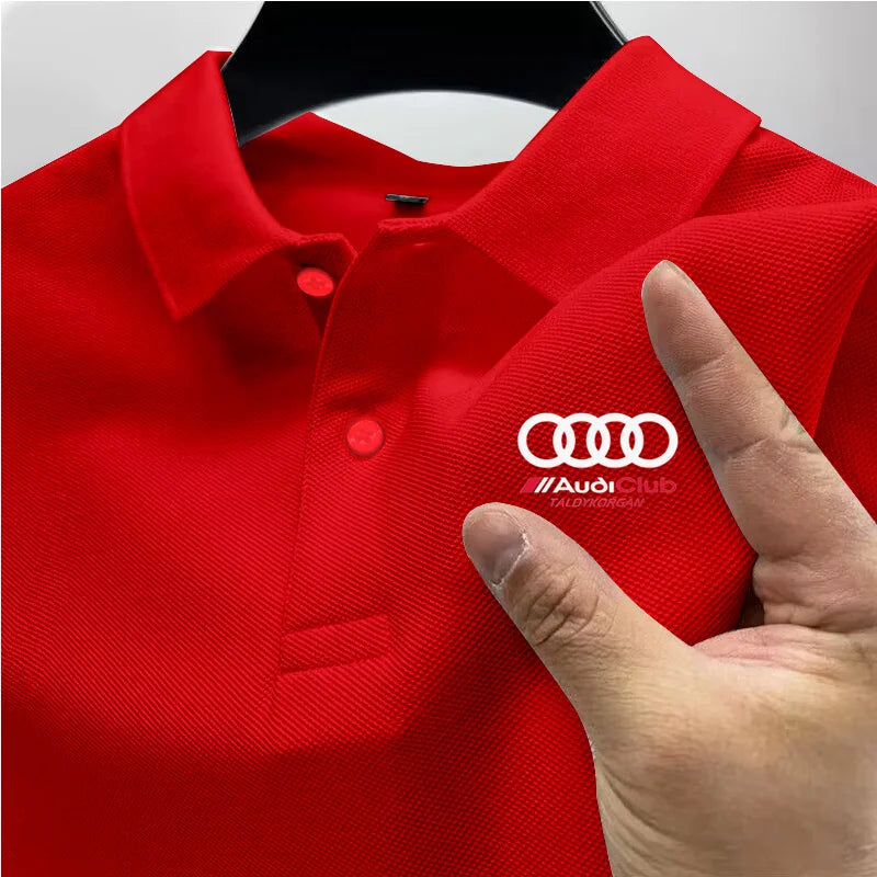 Polo esportivo com gola redonda