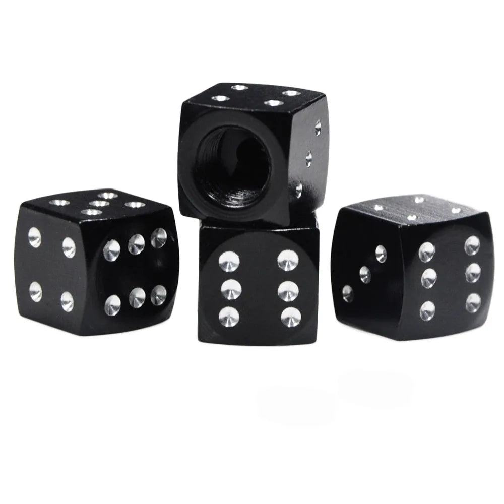 4Pcs/Set Aluminum Valve Caps 