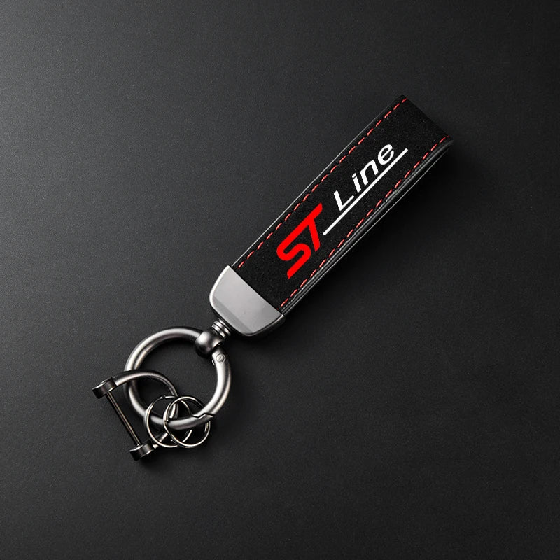 Porte-clés en cuir ST Line 
