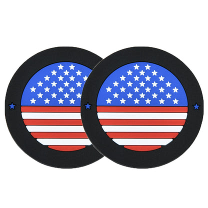 American Flag Cup Holder Coasters
