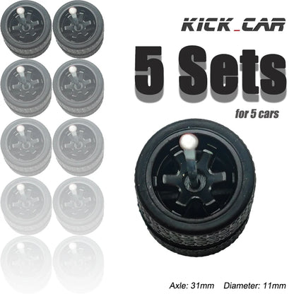 1:64 Wheels & Tires Set