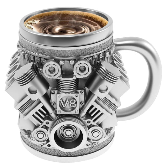 V8 Engine Mug