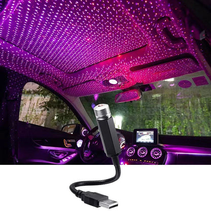 USB Star Projector Interior Car