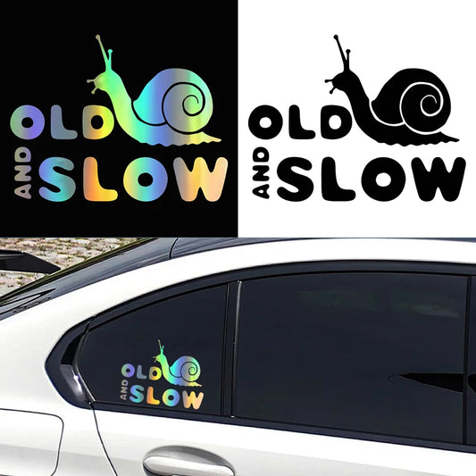 Old and Slow Car Sticker