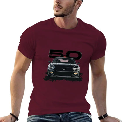 Schwarzes S550-Auto-T-Shirt