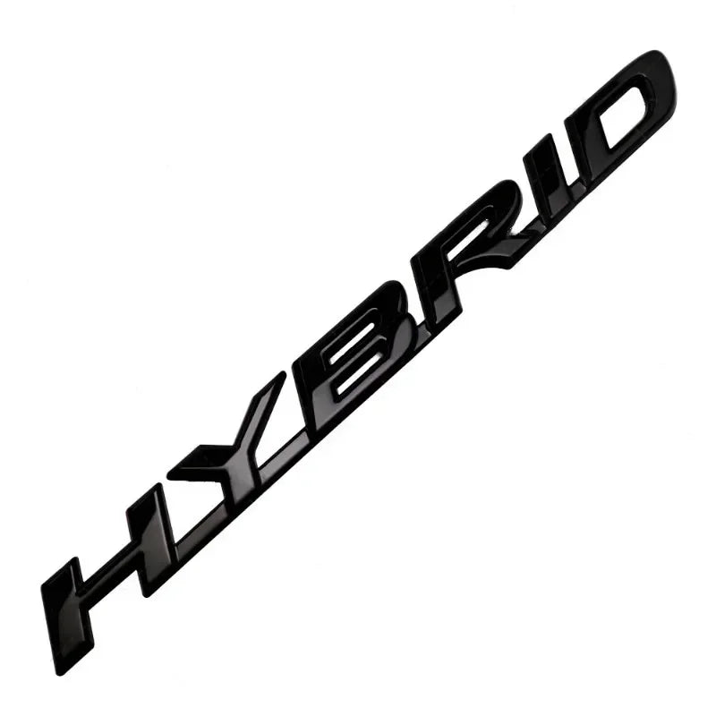 3D Metal HYBRID Logo Rear Trunk 