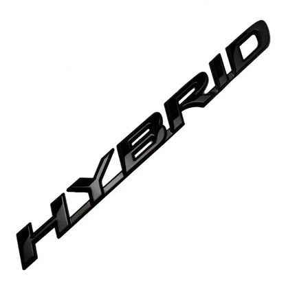 3D Metal HYBRID Logo Rear Trunk 
