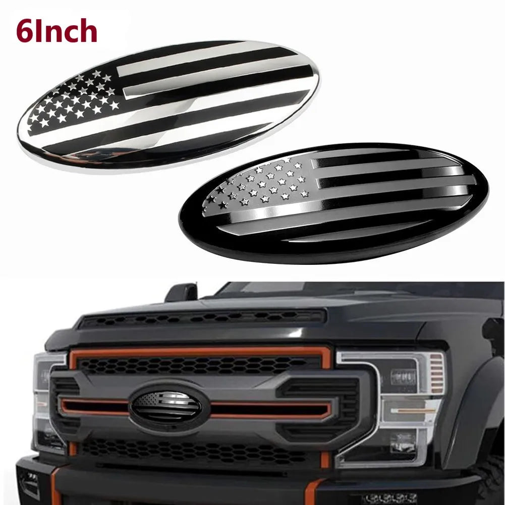 Carro de edição limitada com bandeira oval dos EUA Modelo 3D