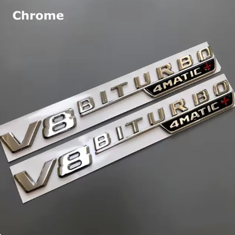 2PCS Vent Fender Trim Emblem Side Sticker