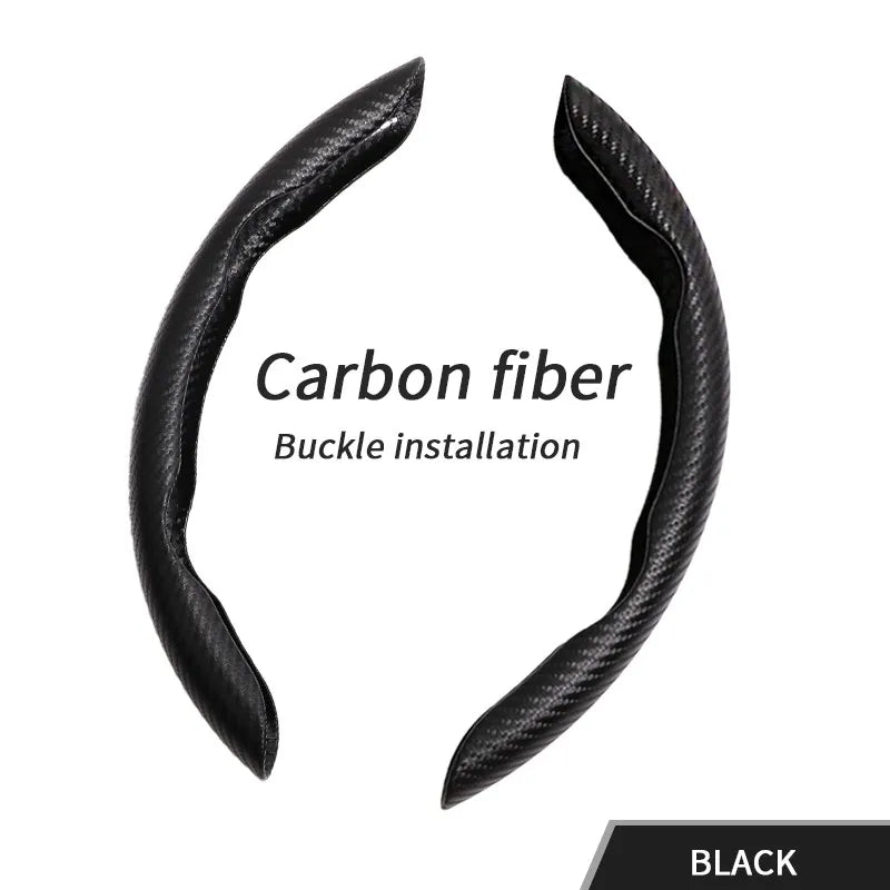 Suede / Nappa Leather Car Steering Wheel Cover 