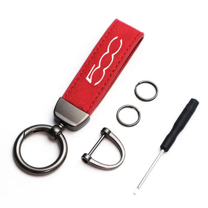 500 Car Keychain Suede FT