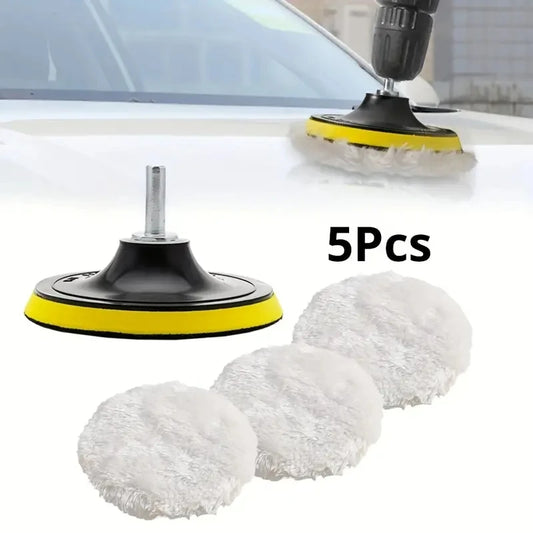 5-Piece Set of Car Polishing Disc