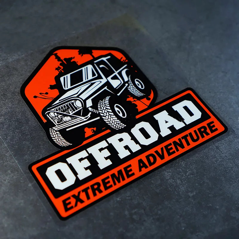 Off-Road-Extreme-Abenteuer-Autoaufkleber 