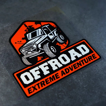 Off-Road-Extreme-Abenteuer-Autoaufkleber 