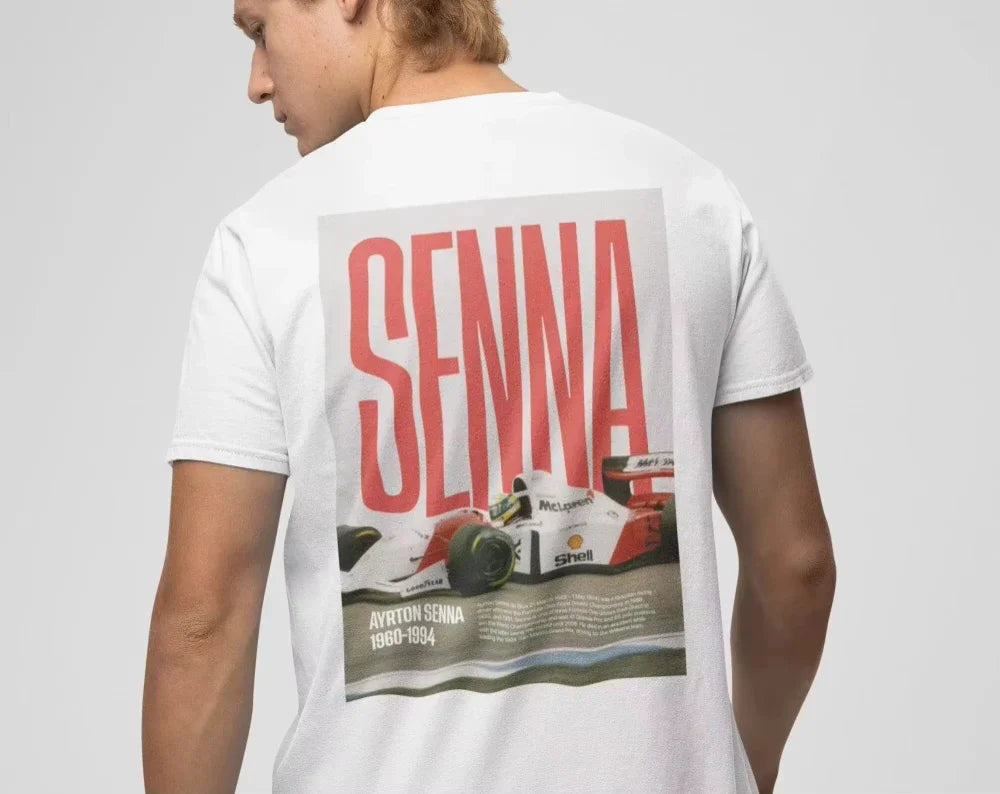 Áo thun họa tiết Senna Formula 1