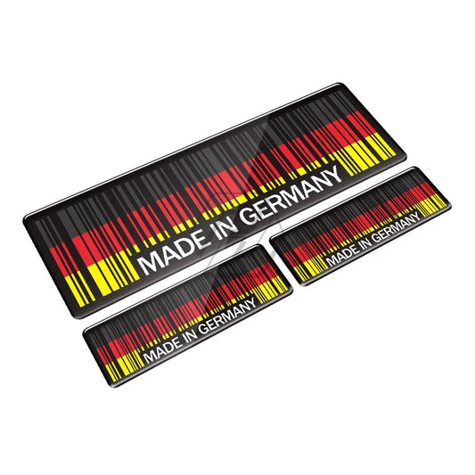 Premium Made In Barcode Decal Set