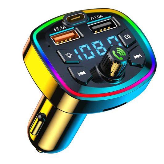 Multifunction Car Bluetooth MP3 Player & Fast Charger