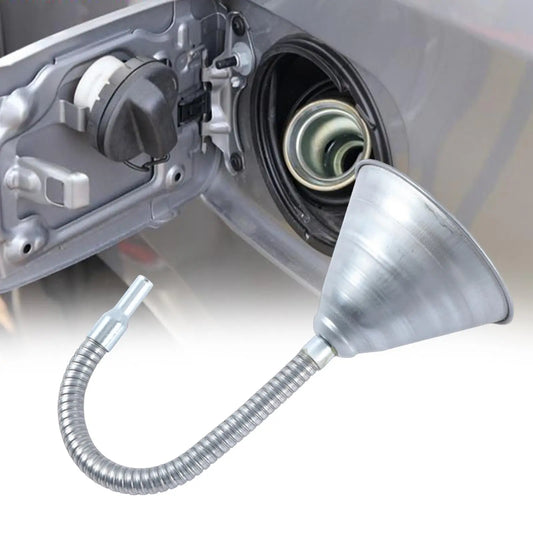 Oil Funnel with Strainer Metal