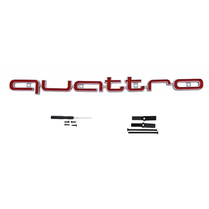 Quattro Emblem 3D-Abzeichen Auto