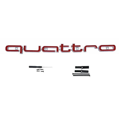 Quattro Emblem 3D-Abzeichen Auto