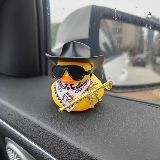 Cowboy Rubber Duck Dashboard Ornament