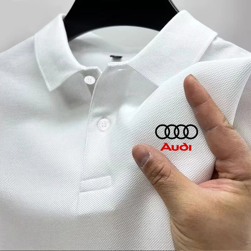 Polo esportivo com gola redonda