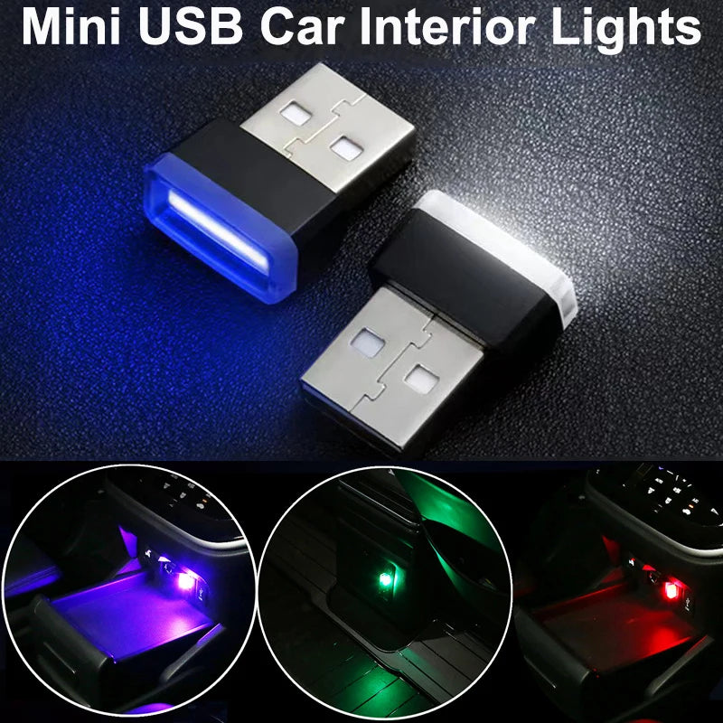 Mini USB LED Car Interior Lights