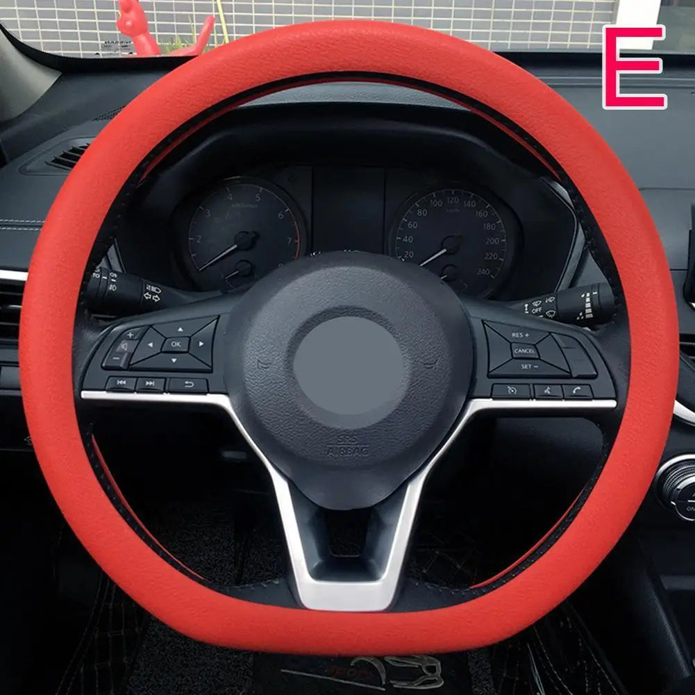 Car Silicone Steering Wheel Cover 