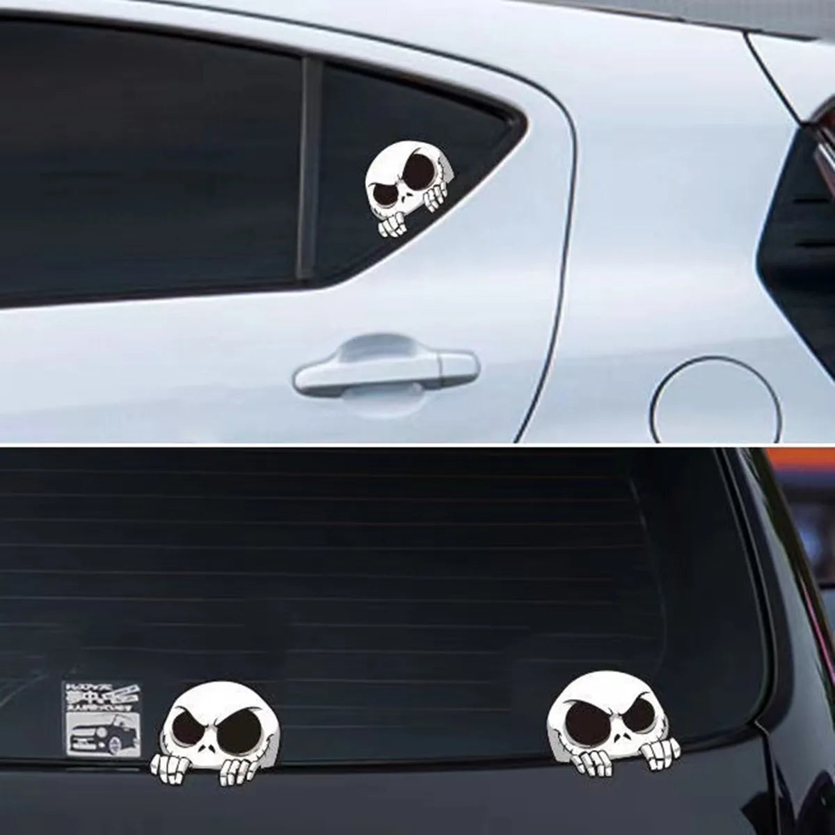 Skull Car Door Sticker 