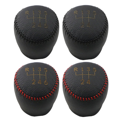 Leather Gear Shift Knob & Handbrake Cover Set