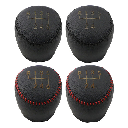 Leather Gear Shift Knob & Handbrake Cover Set
