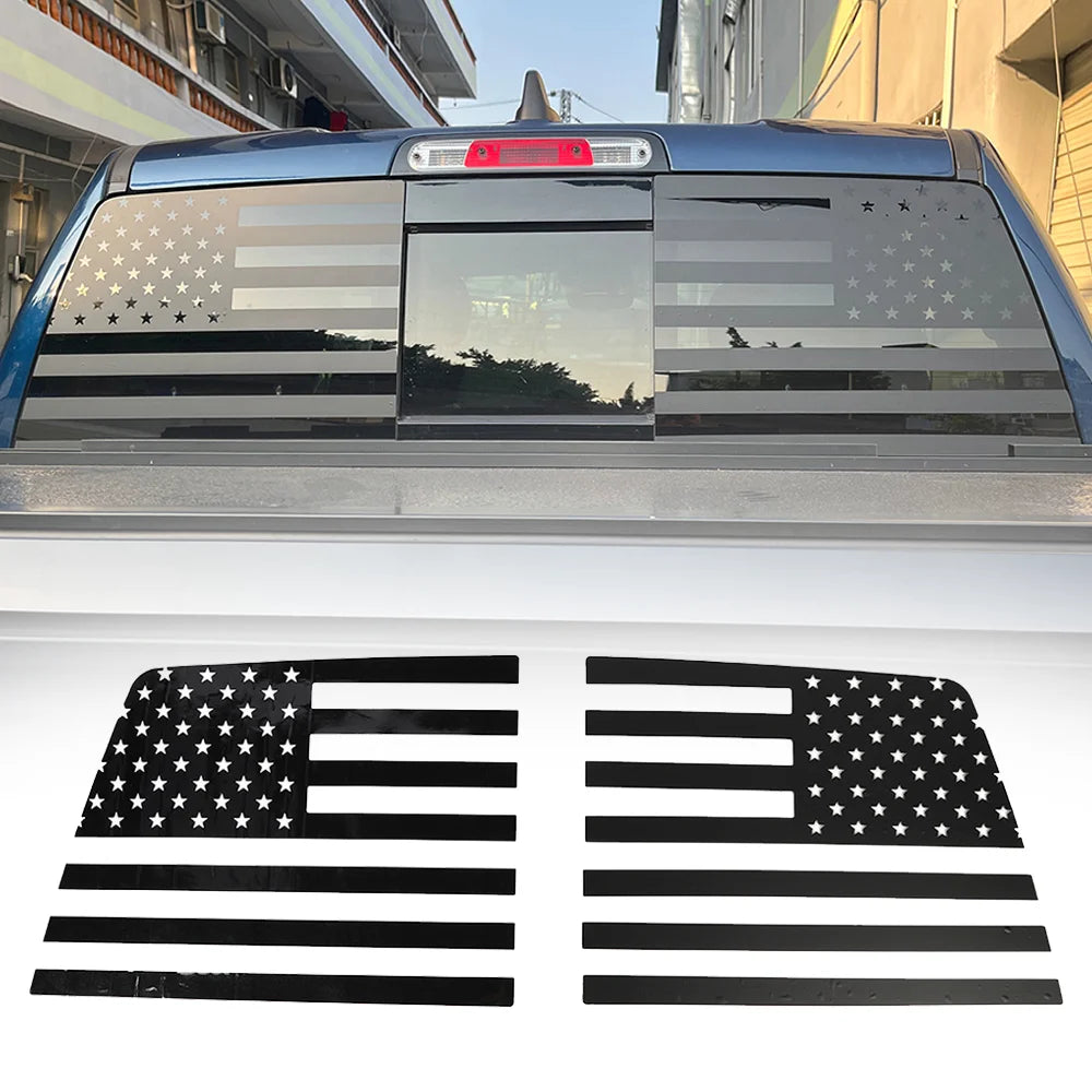 Heckscheibenaufkleber USA-Flagge für RAM 