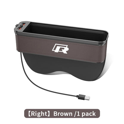 USB Charging Multifunction Seat Storage Box
