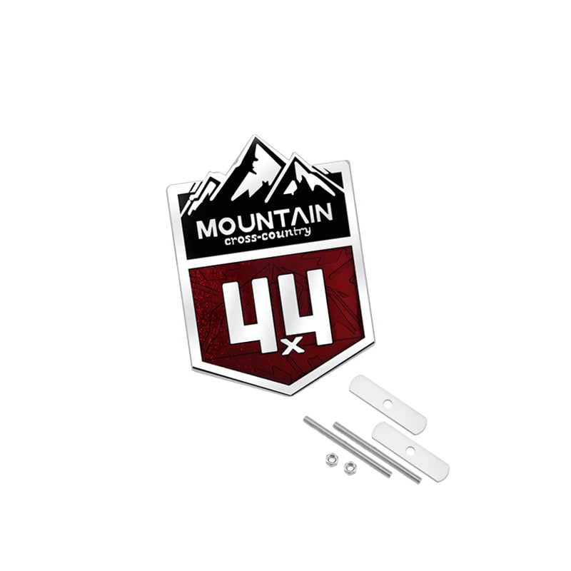 4x4 Mountain Frontgrillaufkleber 