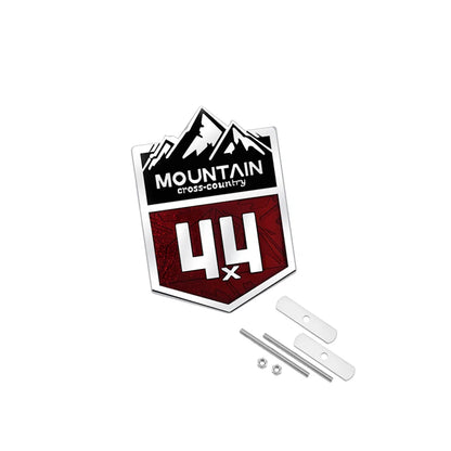 4x4 Mountain Frontgrillaufkleber 