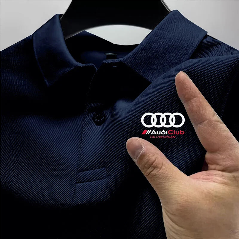 Polo esportivo com gola redonda