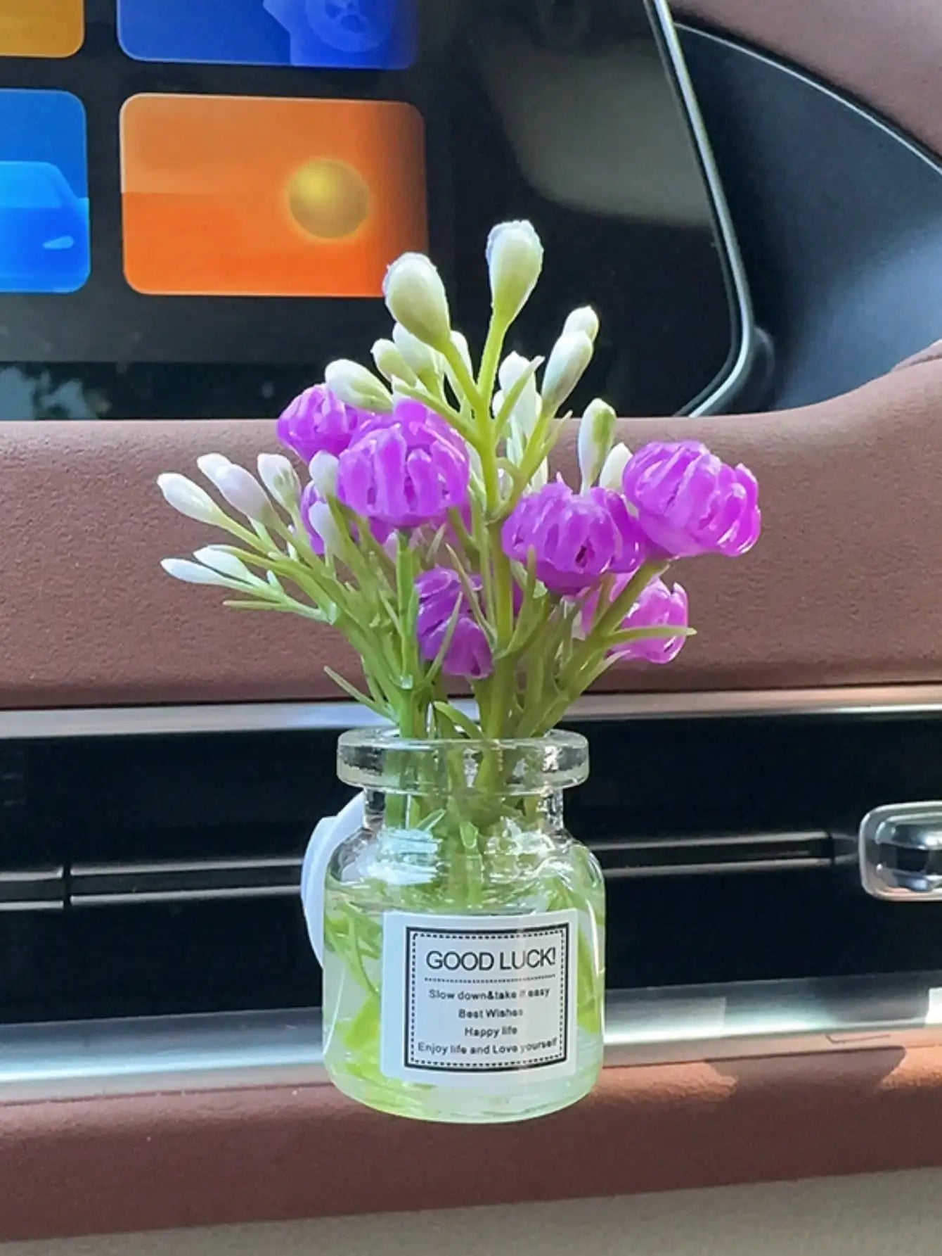 Car Air Vent Silk Flowers