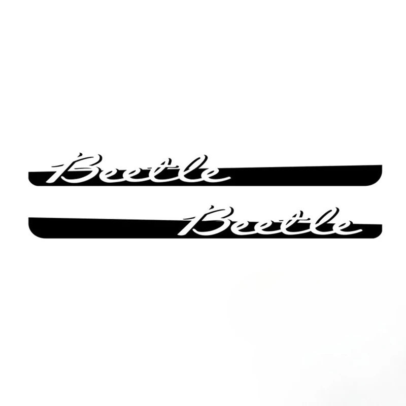 2PCS Car Door Side Skirt Sticker Beetle