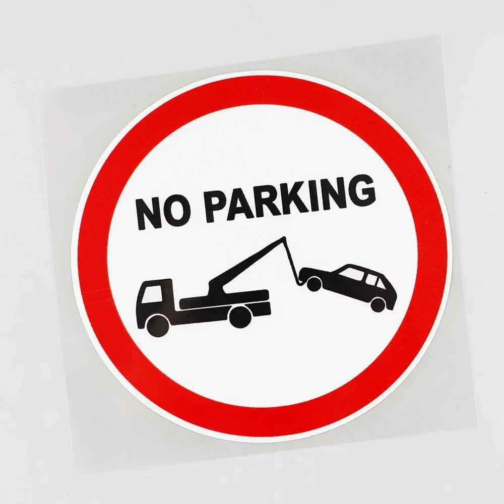 Sem estacionamento adesivos carro