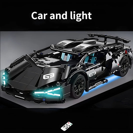 Remote Control Sports Car Building Set