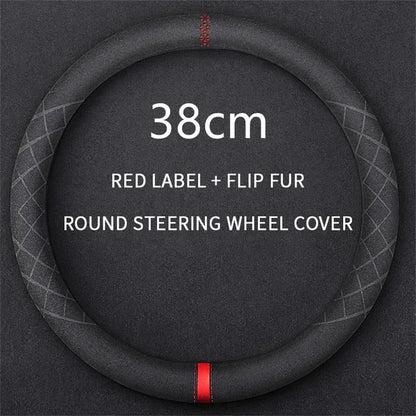 Italian Flip Fur Steering Wheel Cover