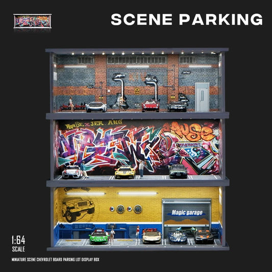 Miniature Scene Parking Garage