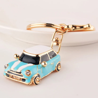 Retro Classic Mini Car Keychain MR