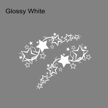 2Pcs Bright Star Car Side Stickers