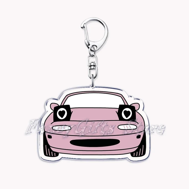 Portachiavi in acrilico per auto iconica JDM