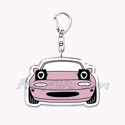 Portachiavi in acrilico per auto iconica JDM