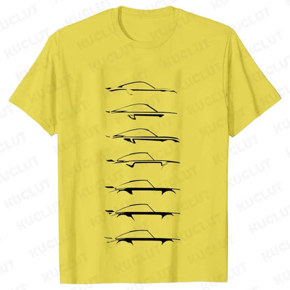 Camiseta masculina de automobilismo