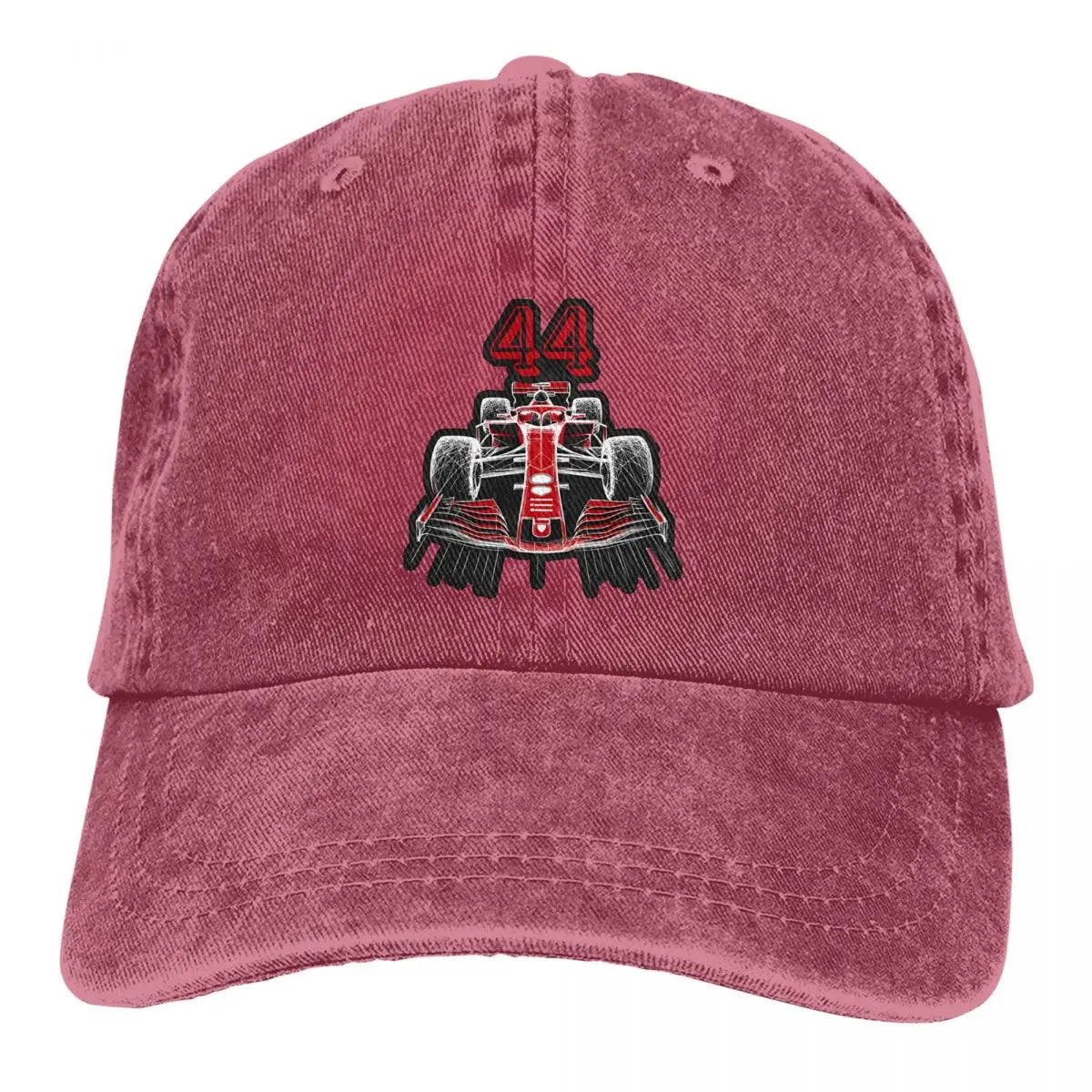 Red 44 F1 Washed Cap