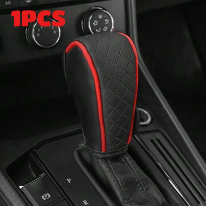 Luxury Leather Gear Shift Knob Cover